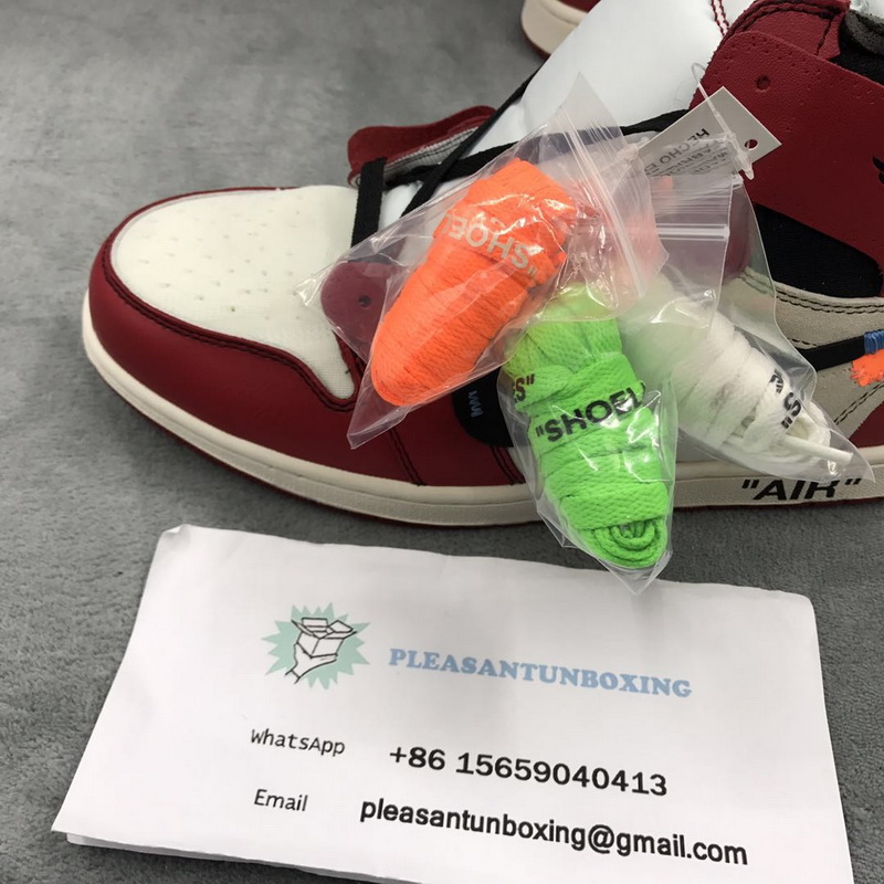 Authentic Air Jordan 1 Off White GS